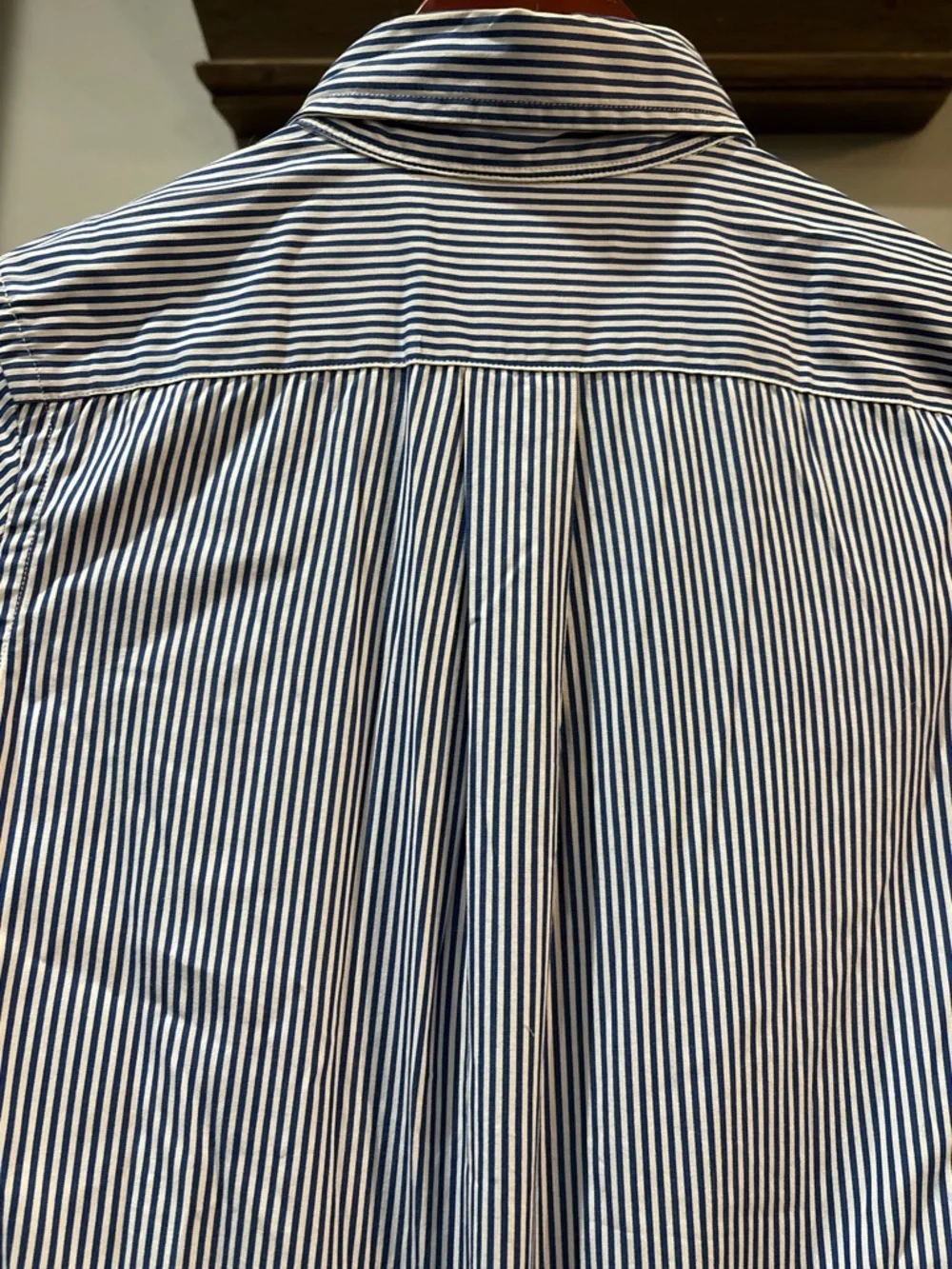Polo Ralph Lauren boys blue & White Striped Button-Down Shirt size 10